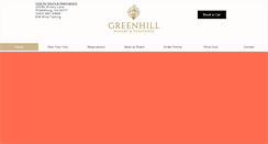 Desktop Screenshot of greenhillvineyards.com