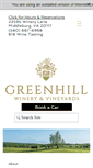 Mobile Screenshot of greenhillvineyards.com